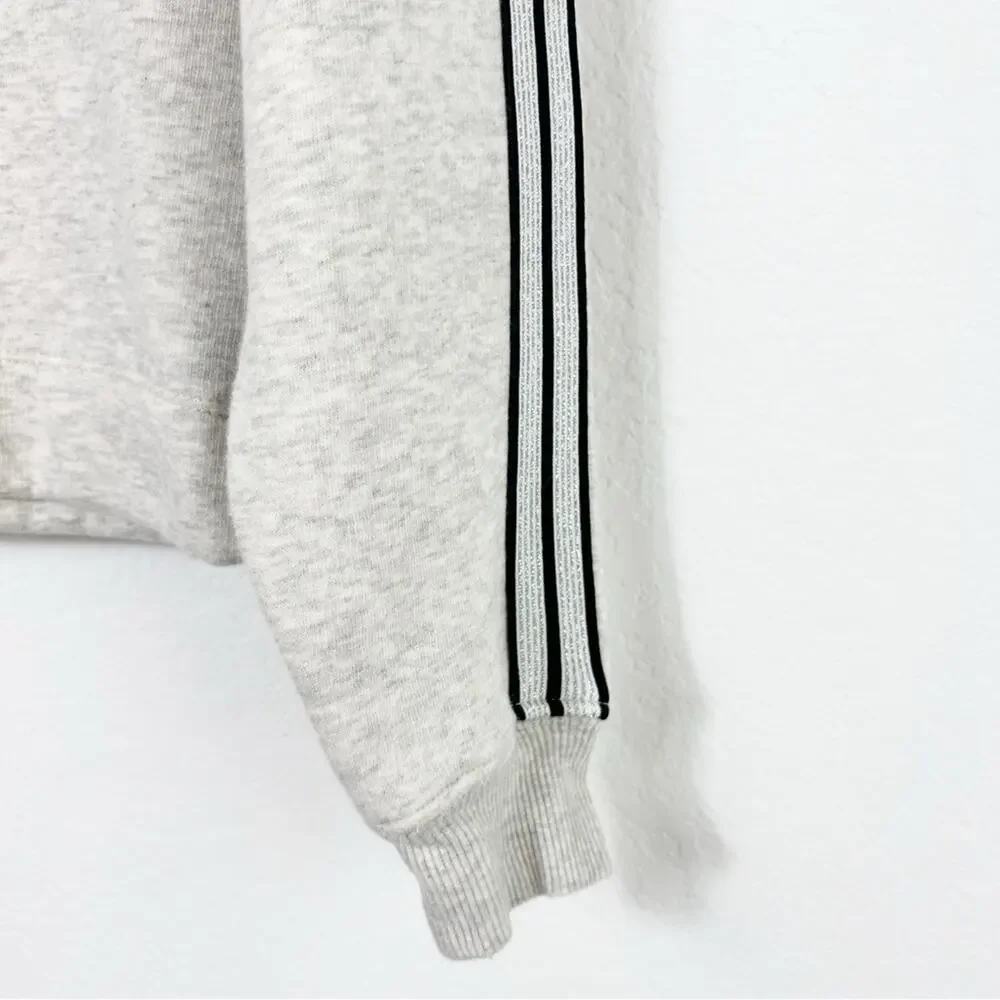 MAEVE BY ANTHROPOLOGIE GREY WITH STRIPE WOMEN SOFT SWEATER SIZE XXSMALL